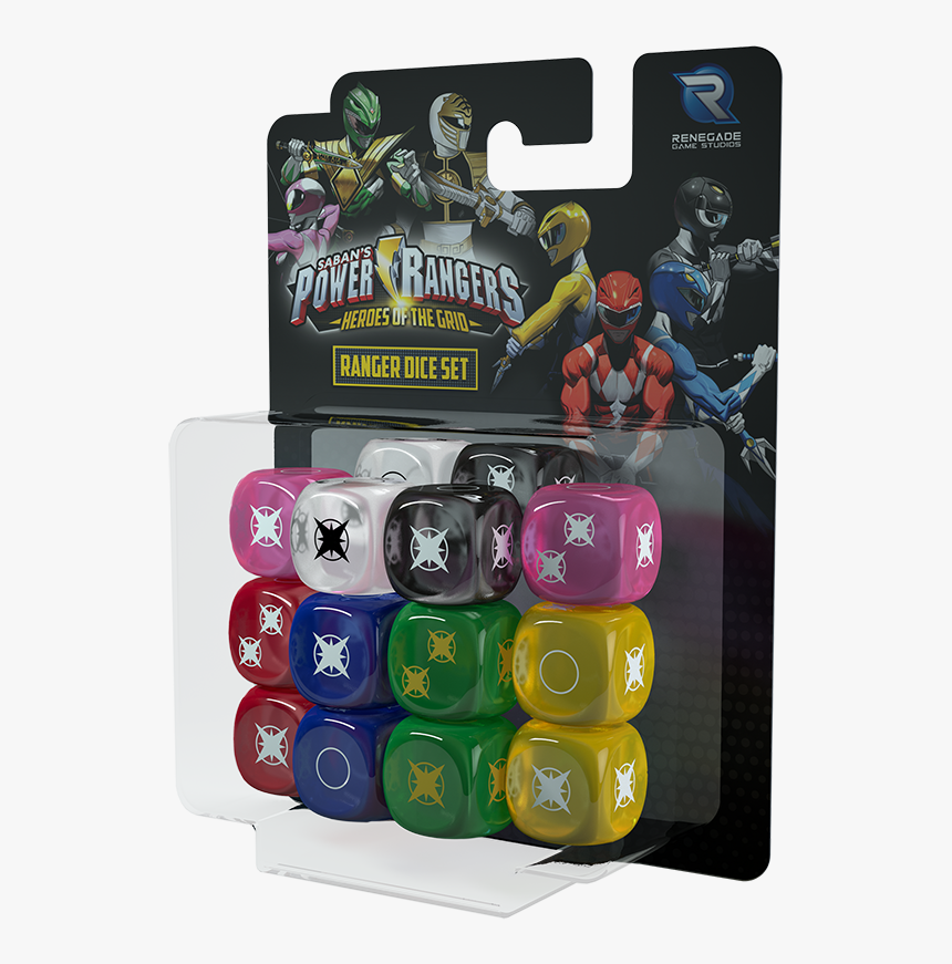 Power Ranger Dice Pack 800pxl Rgb - Power Rangers Heroes Of The Grid Dice, HD Png Download