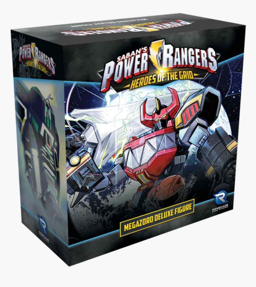 Heroes Of The Grid Megazord Deluxe Figure - Renegade Game Studios Power Rangers Heroes, HD Png Download