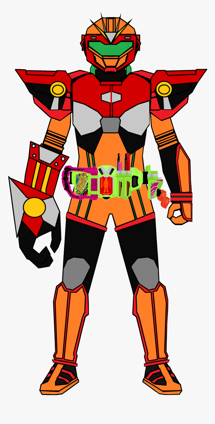 Red Ranger Power Rangers Zord Wikia - Metroid Kamen Rider, HD Png Download