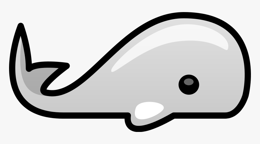 Sperm Whale Clipart Free Clipart Images - Small Whale Clipart, HD Png Download
