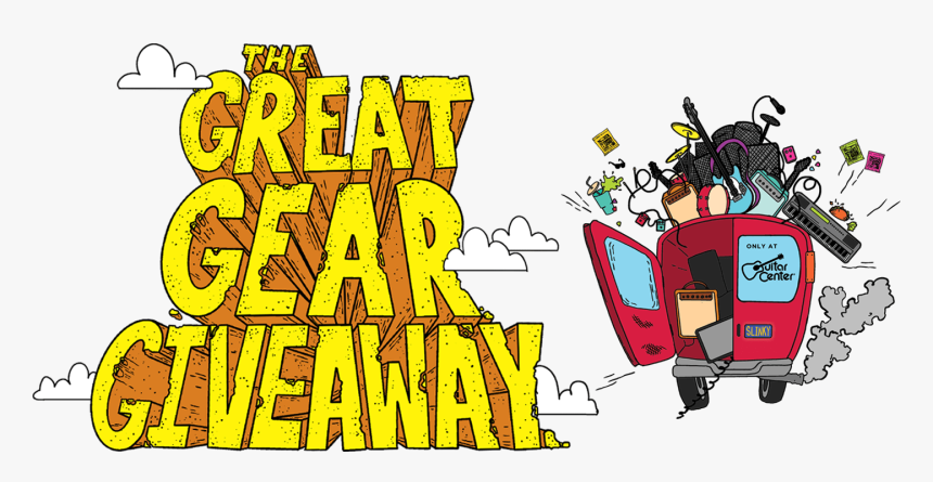 Great Gear Giveaway Logo With Truck - Guitar Center, HD Png Download