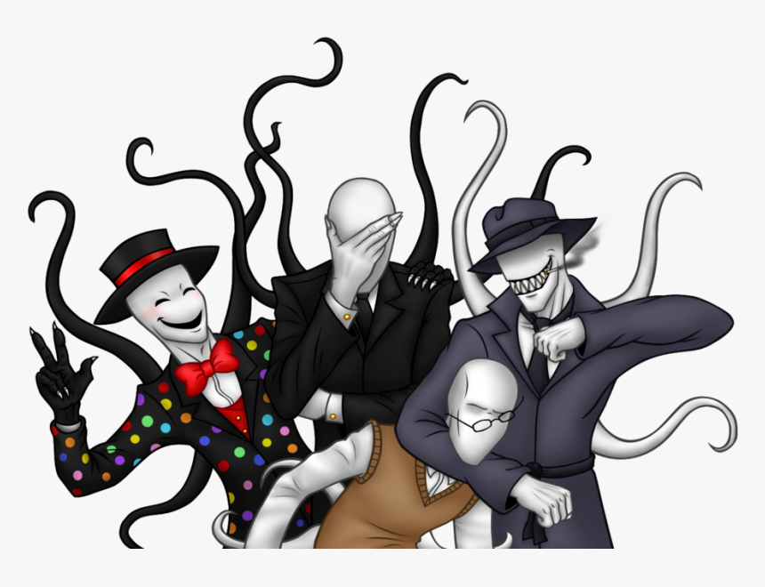 Transparent Slender Man Png - Brothers Creepypasta Slenderman, Png Download