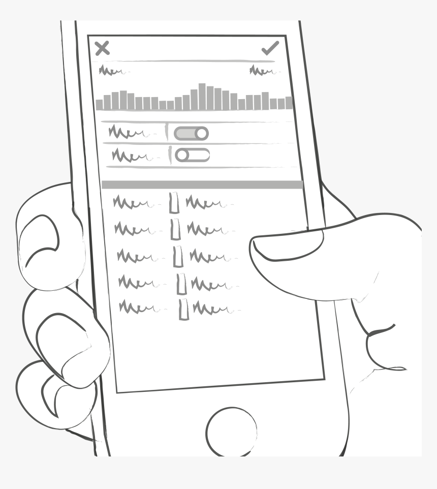 Tap The Green Check Mark To Save Your Basal Rates Or - Cartoon, HD Png Download