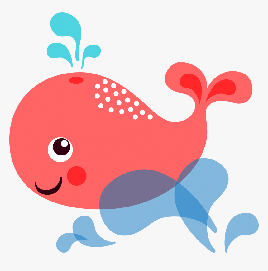 Sperm Whale Cartoon Clip - Png Cartoon Whale Psd, Transparent Png