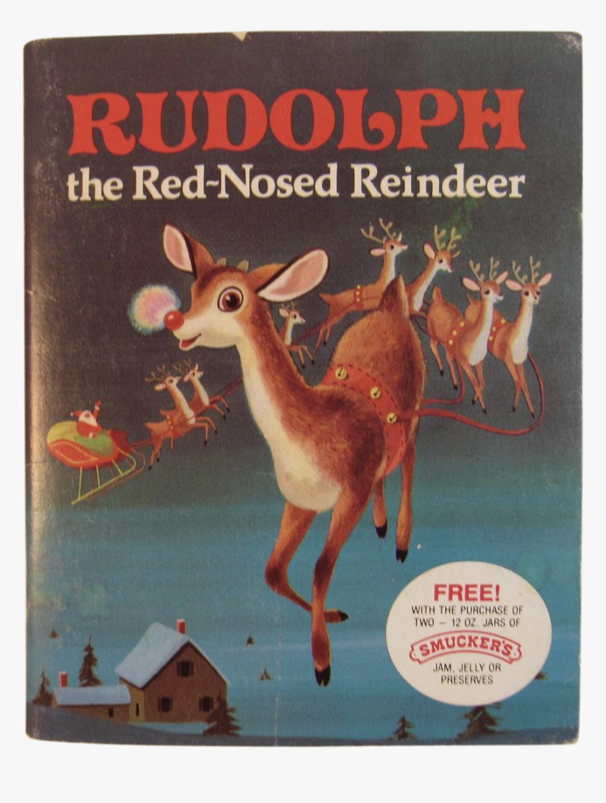 Little Golden Books Rudolph The Red Nosed Reindeer, HD Png Download