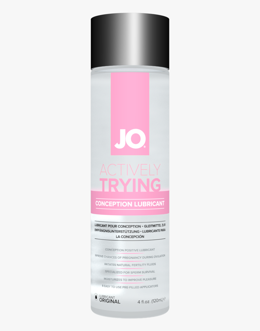 4g0081 Jo Actively Trying Conception Lubricant 4oz, HD Png Download