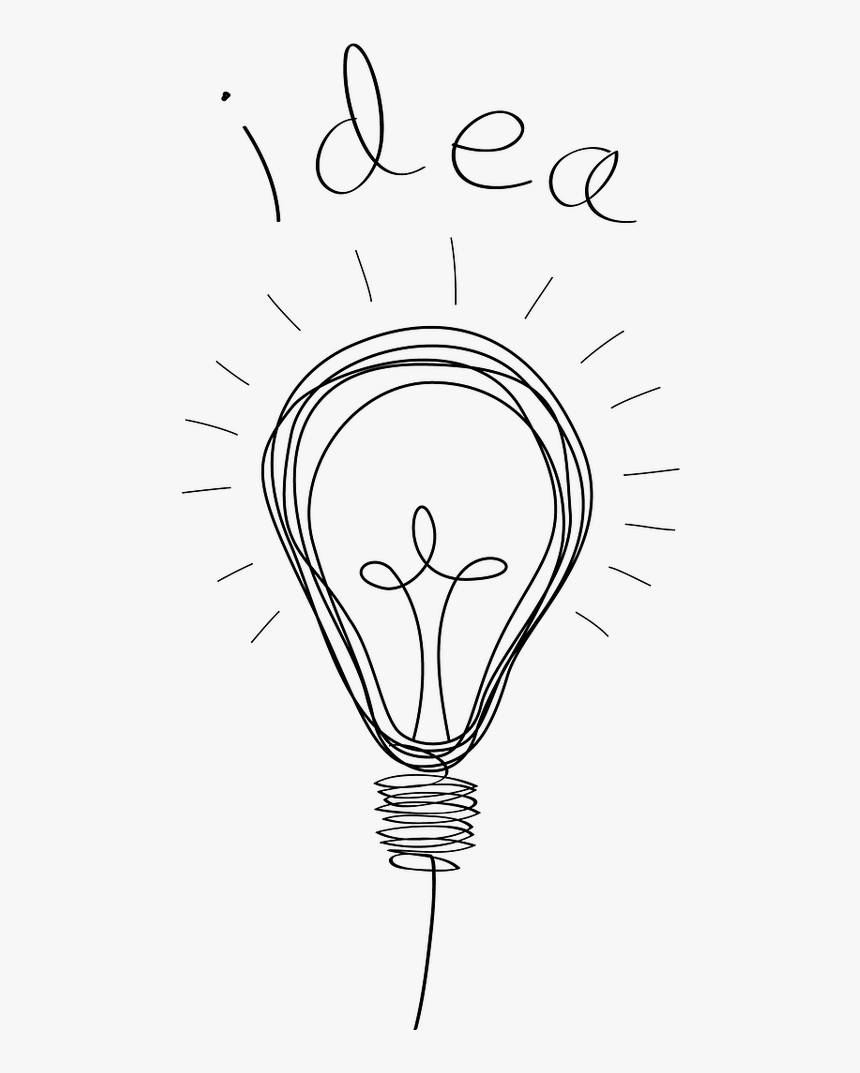 Bulb Drawing Doodle - Storyboard Powerpoint Presentation, HD Png Download