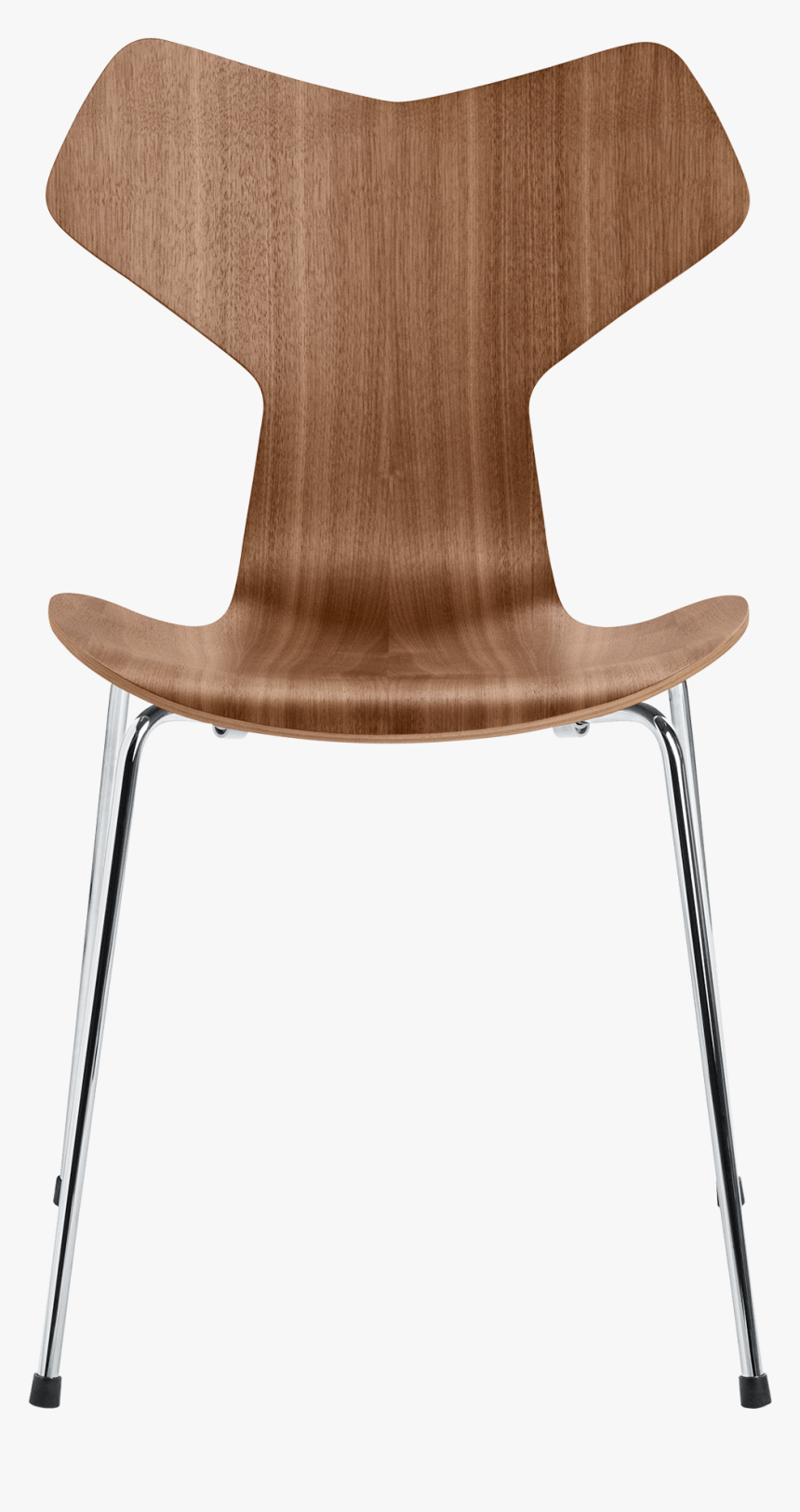 Grand Prix Chair Arne Jacobsen Walnut - Fritz Hansen Grand Prix Chair, HD Png Download
