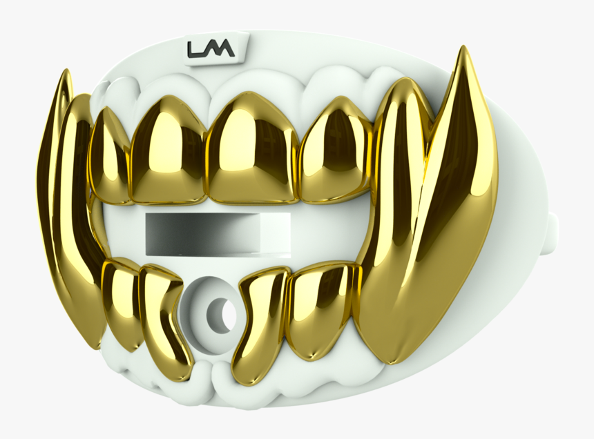 Football Mouth Guard Gold, HD Png Download