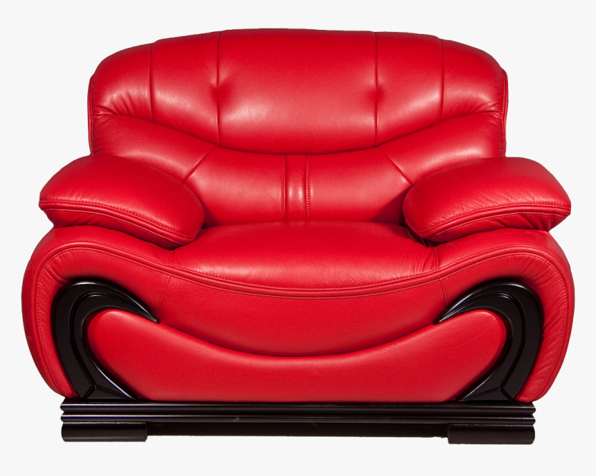 Red Armchair Png Image - Chair Png Full Hd, Transparent Png