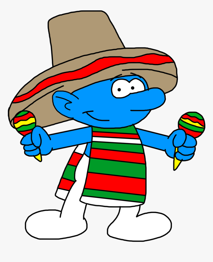 Smurf With Dance Outfit - Smurfs Mexico, HD Png Download