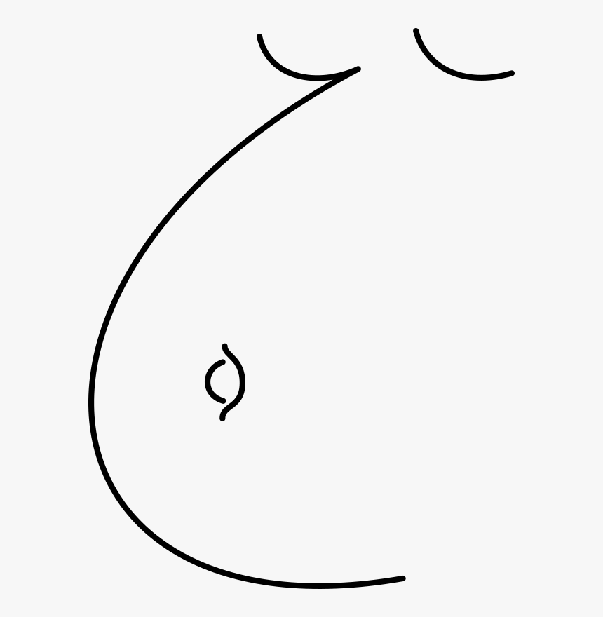 Pregnant Belly Clipart, HD Png Download