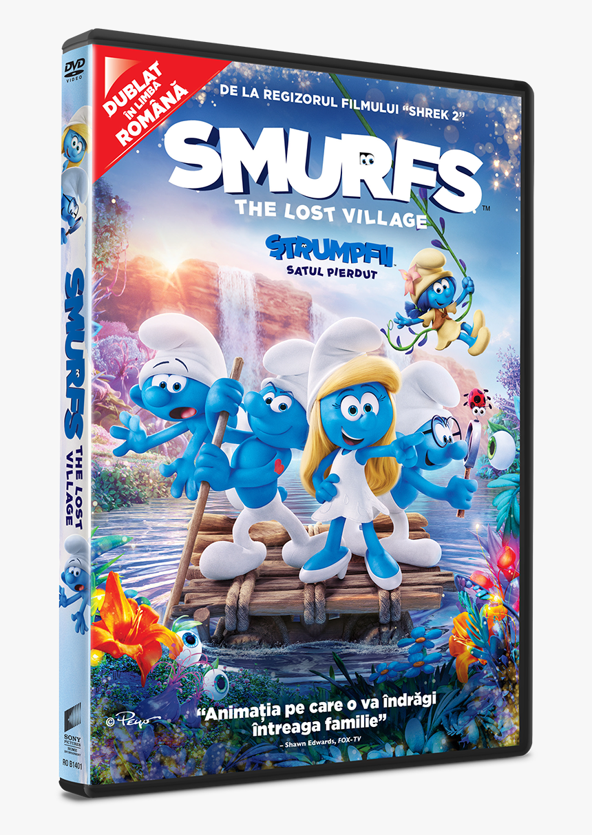 Blu Ray Smurfs 3 2017 The Lost Village, HD Png Download
