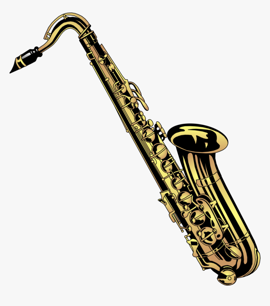 Band Saxophone Clip Art - Music Instruments Hd Png, Transparent Png