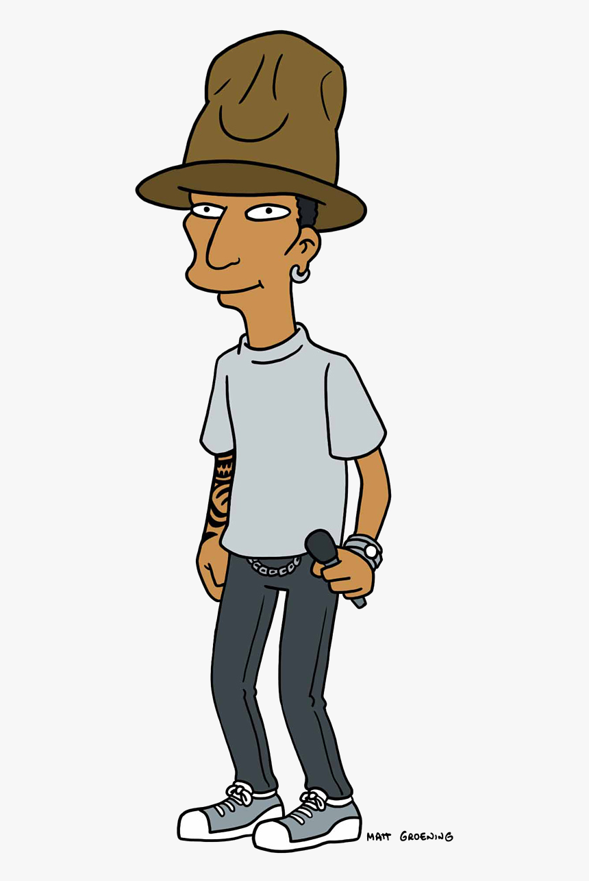 Pharrell Williams En Los Simpsons, HD Png Download