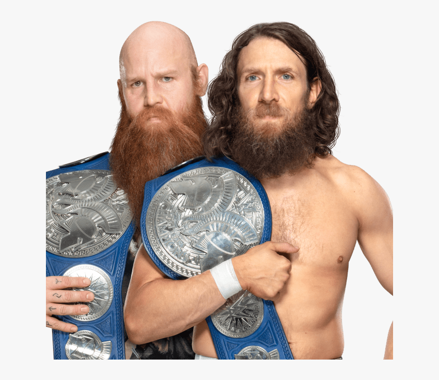 Wwe Smackdown Tag Team Championship - Daniel Bryan And Rowan Vs Heavy Machinery Vs New Day, HD Png Download