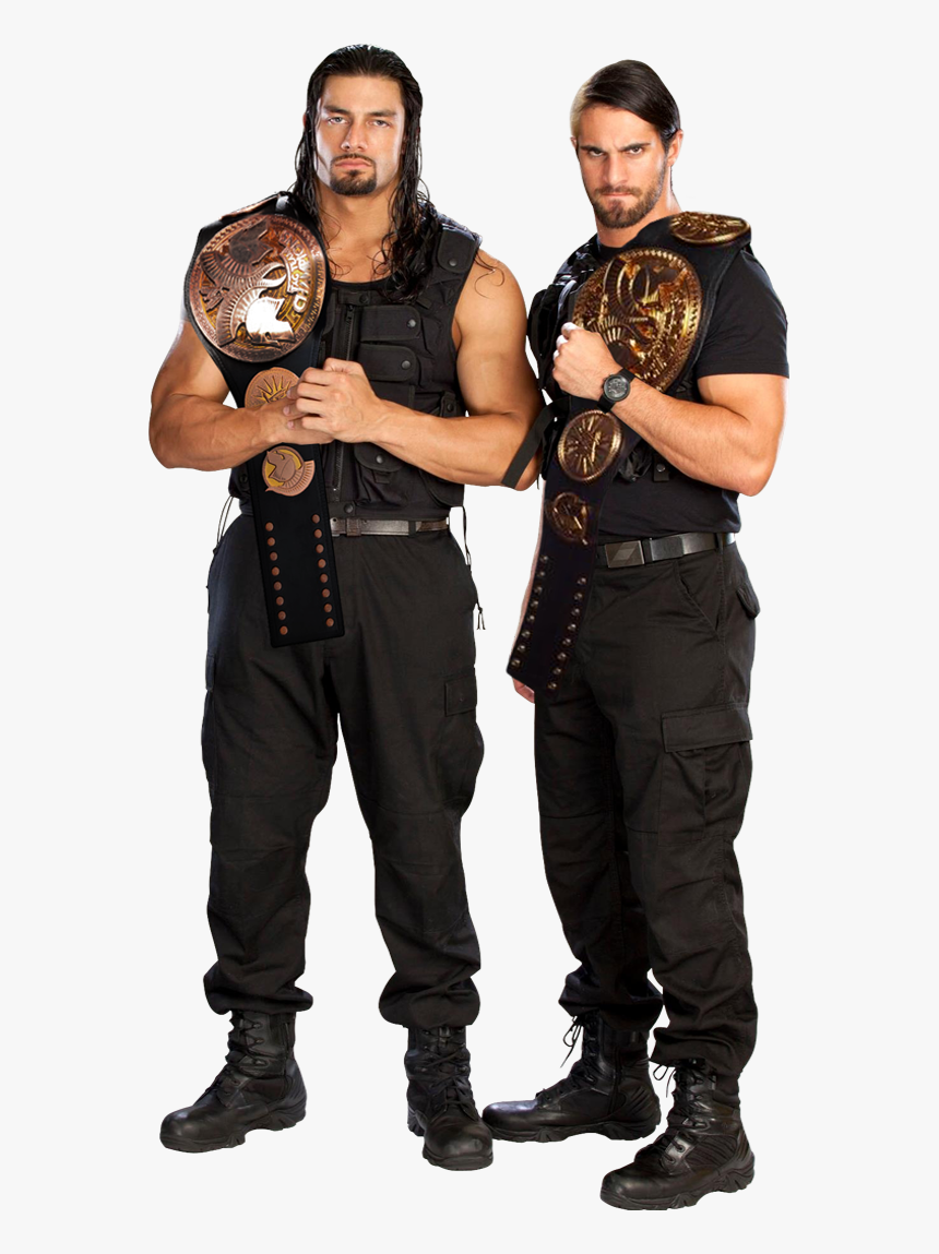 Seth Rollins & Roman Reigns - Seth Rollins And Roman Reigns Champions, HD Png Download