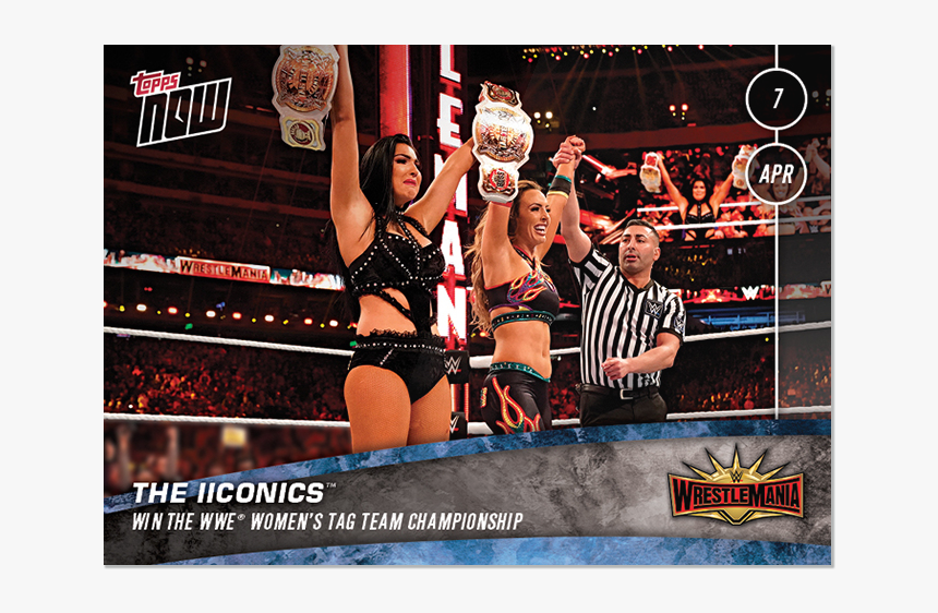 The Iiconics™ Win The Women’s Tag Team Championship - Wwe The Iiconics Wrestlemania 35, HD Png Download