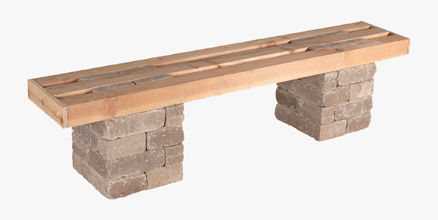 Outdoor Stone And Wood Benches Hd Png Download Transparent Png