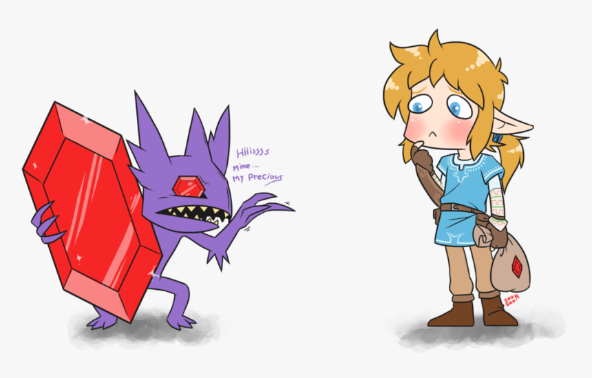 Zelda U And Rupees - Cartoon, HD Png Download