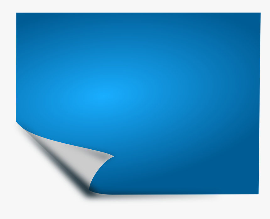 Foil, Fold, Paper, Tag, Label, Corner, Note - Dog Ear Paper, HD Png Download