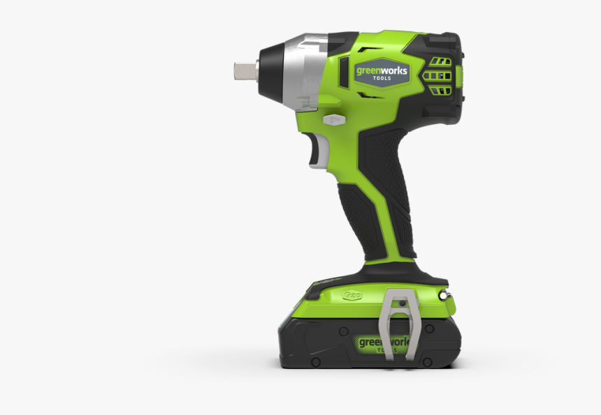 Gd24iw - Aku Rázový Uťahovák 1 2 Greenworks G24iw 24v, HD Png Download