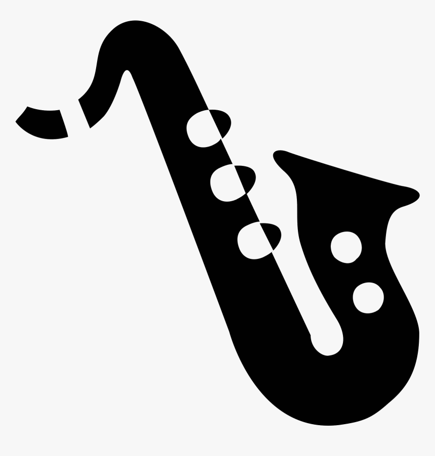 Collection Of Free Saxophone Vector Musician - Black Saxophone Clipart, HD Png Download