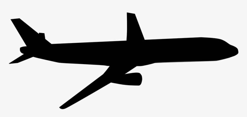 Airplane United States Art Clip Art - Black And White Airplane, HD Png Download