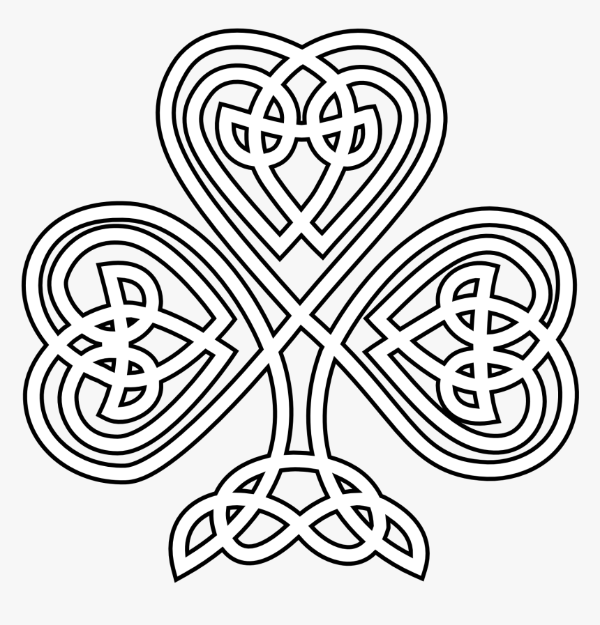 Clip Art Black And - Irish Black And White, HD Png Download