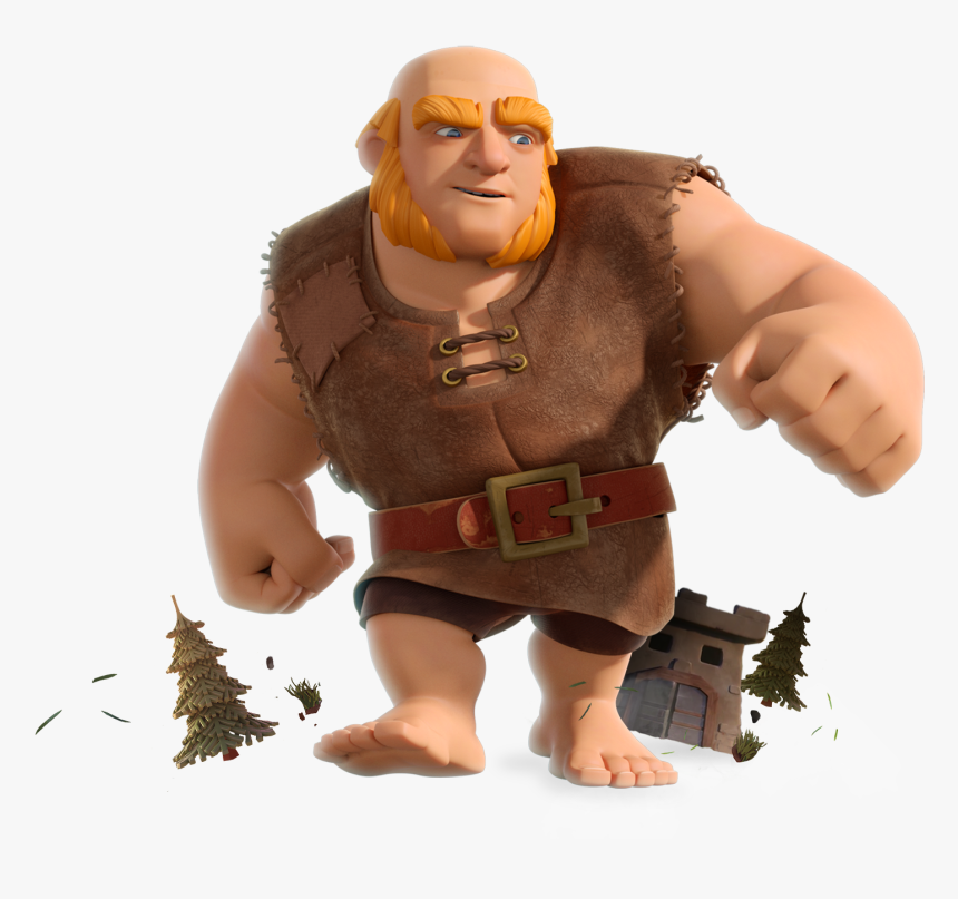 How To Draw A Clash Royale Giant - Clash Royale Giant, HD Png Download