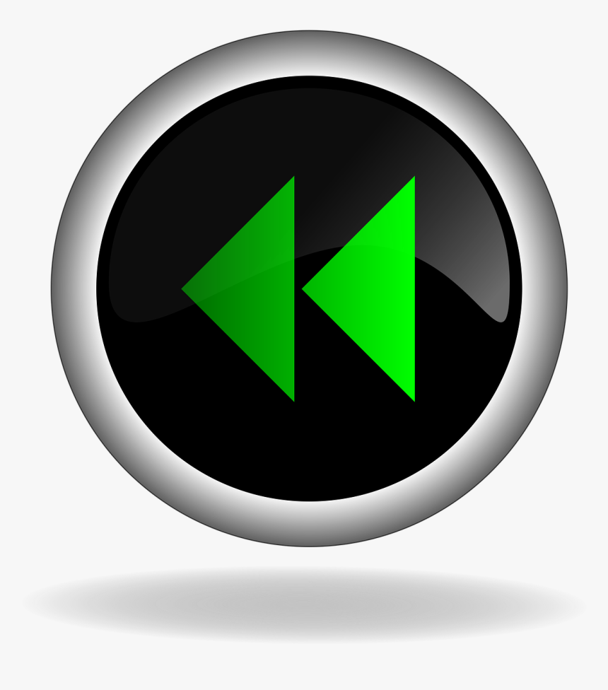 Backwards, Button, Icon, Back, Web, Internet, Control - Button, HD Png Download