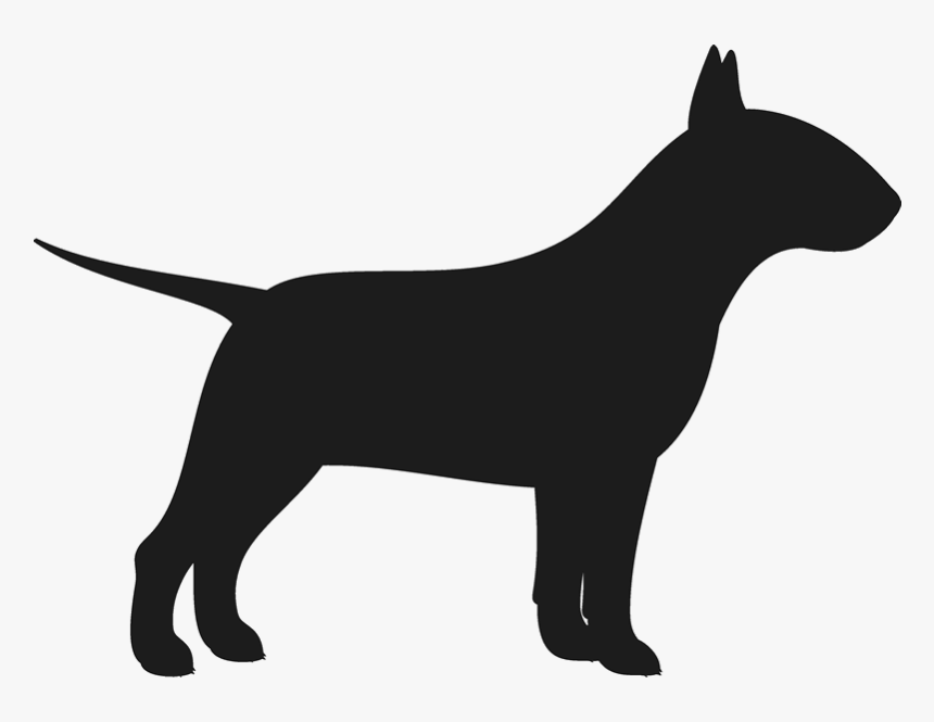 Transparent Bull Terrier Png - English Bull Terrier Silhouette, Png Download