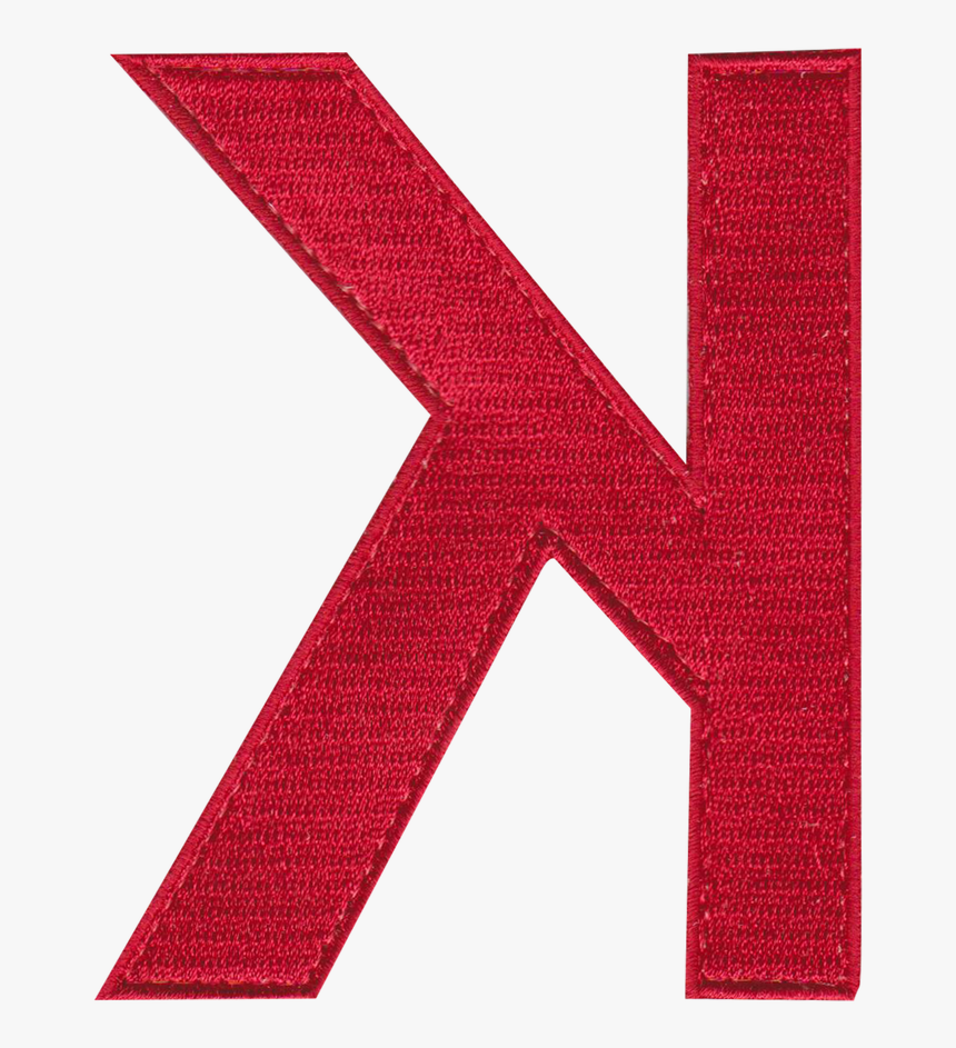 Red And White Backward K Or Strikeout - Backwards K, HD Png Download