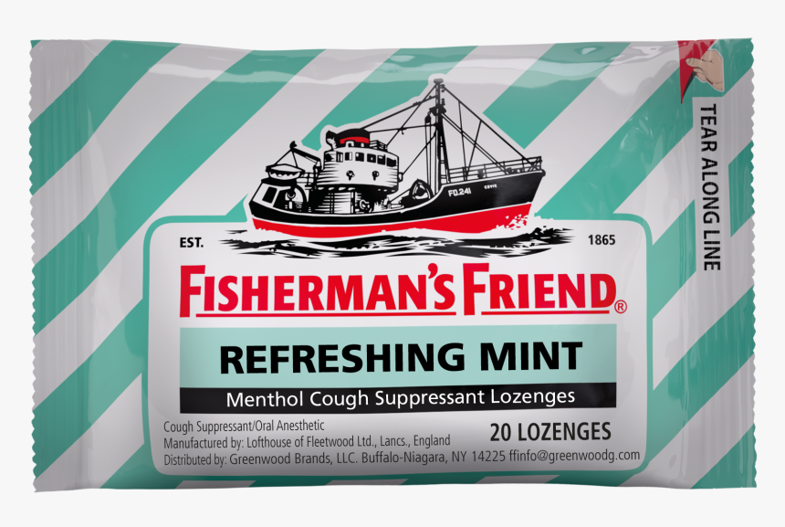 Ff Sfmint 20ct - Fisherman Friend Lemon, HD Png Download