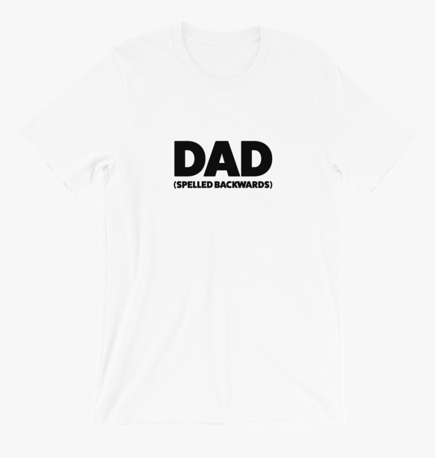 Dad Spelled Backwards Short Sleeve Unisex T Shirt - Active Shirt, HD Png Download