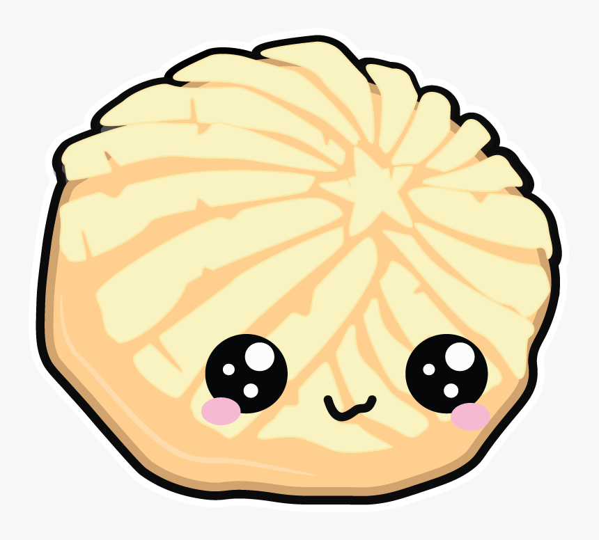 Transparent Pan Dulce Png - Concha De Pan Kawaii, Png Download