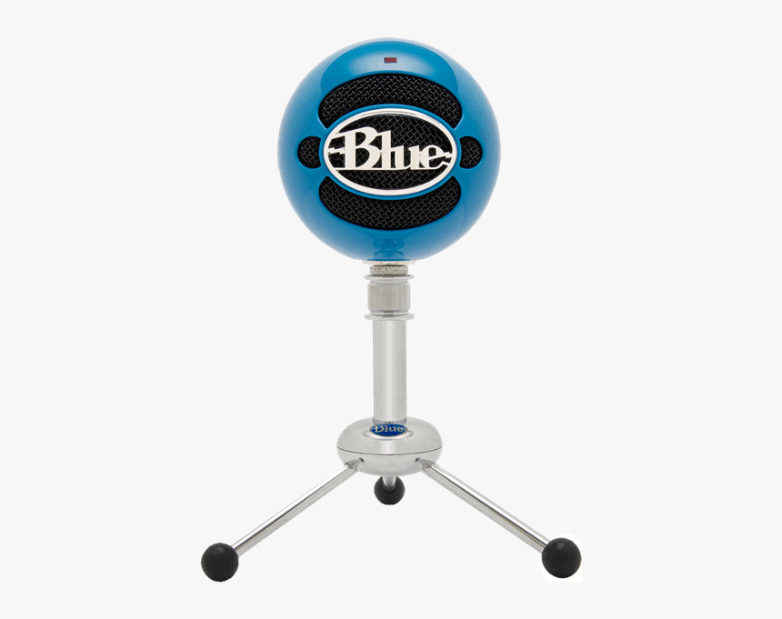 Blue Snowball Mic Blue, HD Png Download