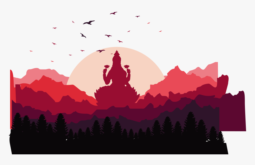 Mountain Cloud Clouds Vector Png Download - Happy Varamahalakshmi Festival, Transparent Png