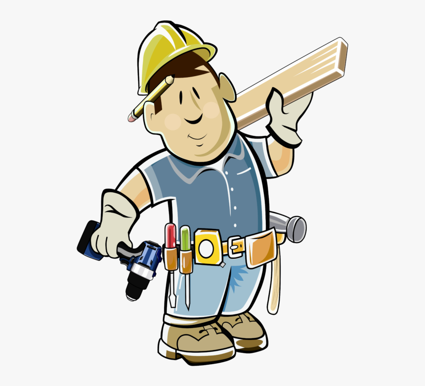 Handyman Services, Roseville California Handyman - Cartoon, HD Png Download