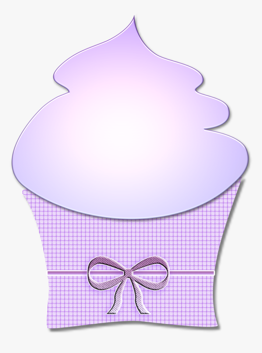 Purple Cupcake Clip Art - Lampshade, HD Png Download