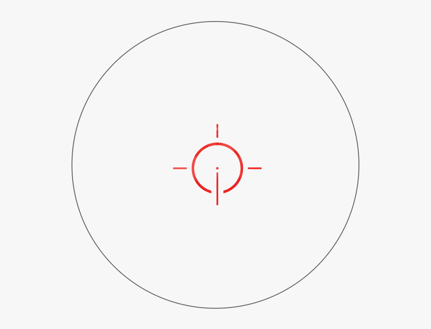 Bushnell Tactical Optics Lil Red Circle Dot Reticle - Circle, HD Png Download