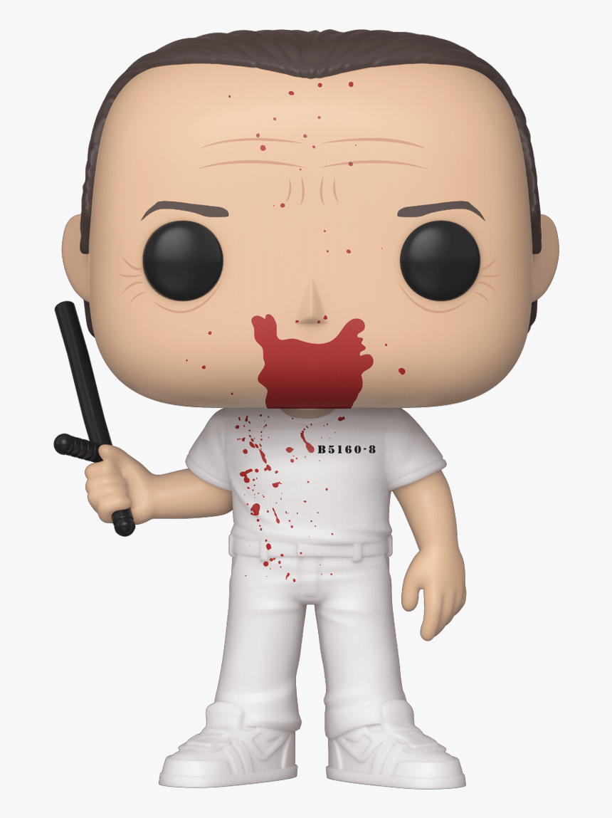 Silence Of The Lambs Bloody Hannibal Pop Vinyl Figure - Funko Hannibal Lecter Bloody, HD Png Download