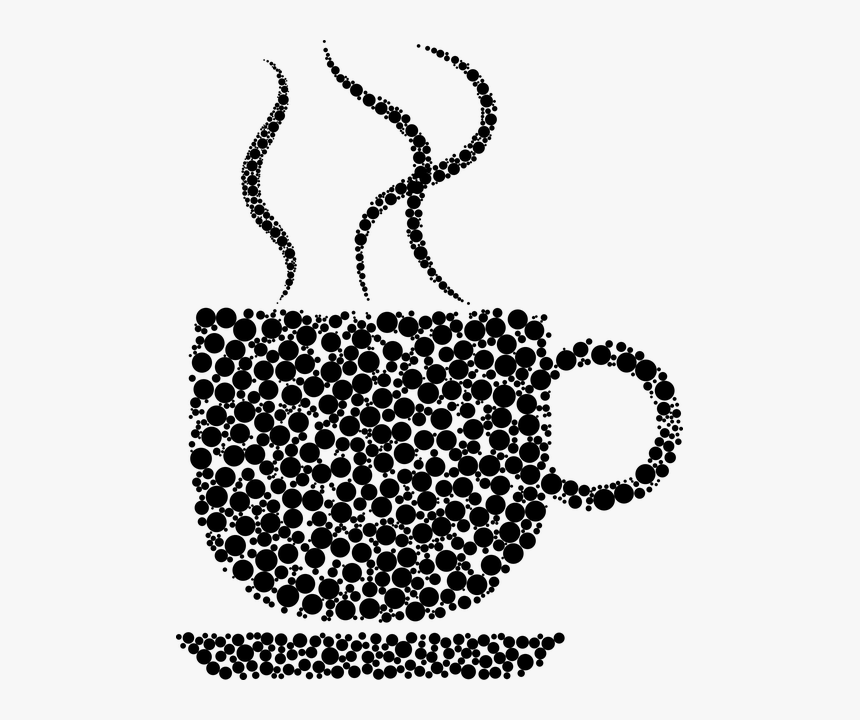 Silhouette Coffee Mug Png, Transparent Png