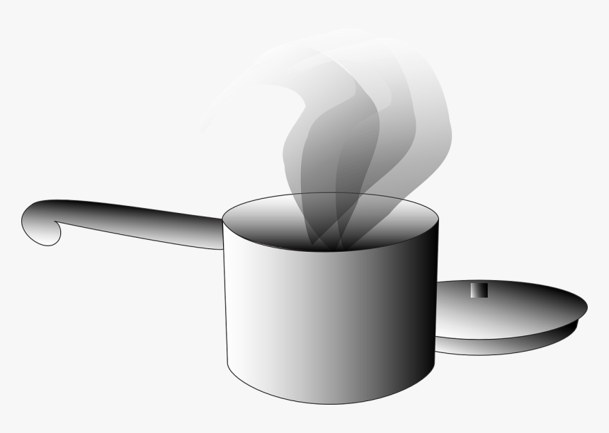 Pot Cooking Cover Free Picture - Steaming Pot Clip Art, HD Png Download