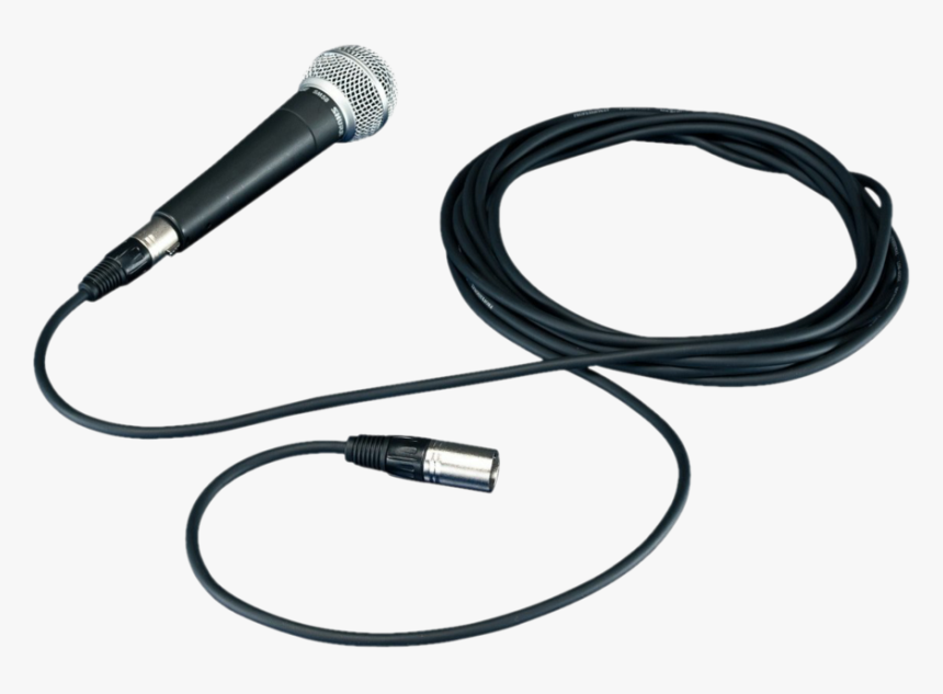 Microphone Clipart Wire Png - Microphone With Wire Png, Transparent Png