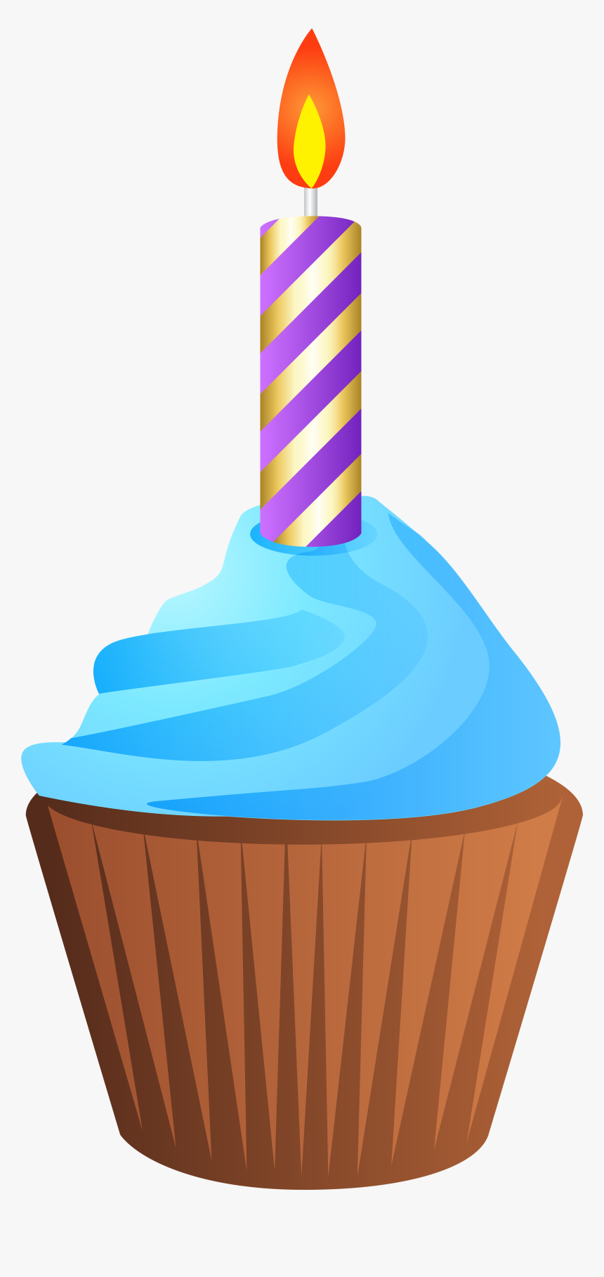 Muffin Birthday Cake Clip Art - Muffin Birthday Png, Transparent Png