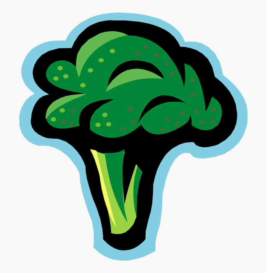 Transparent Broccoli Clipart Black And White - Broccoli Clipart Png, Png Download