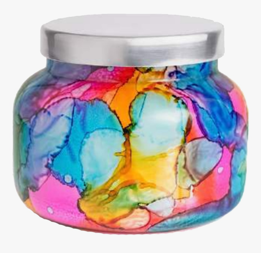 Watercolor Volcano Candle - Capri Blue Candles, HD Png Download