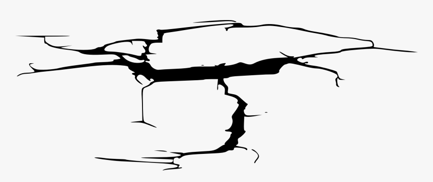 Ground Clipart Crack - Illustration, HD Png Download