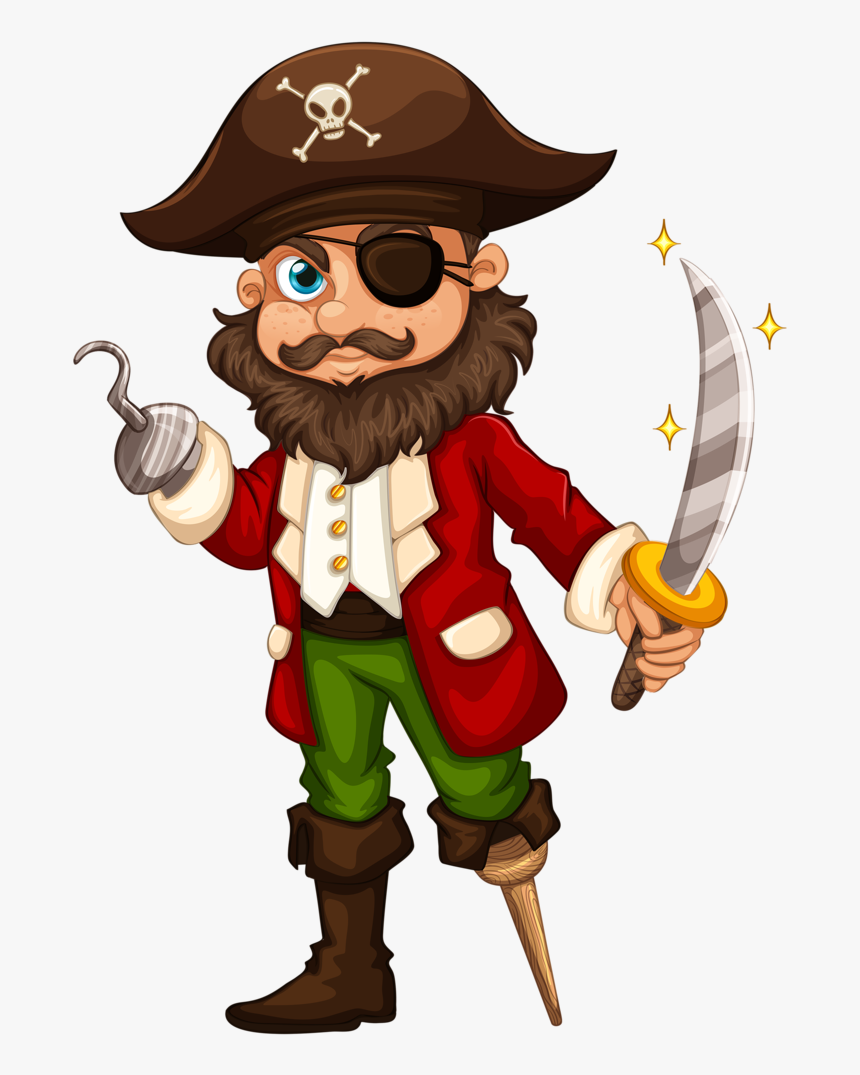 Png Pinterest Clip - Pirate Cartoon, Transparent Png